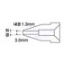 HAKKO 납제거 인두 노즐 809 (C1183) A1006, 1.3mm