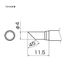Punta de soldadura HAKKO para FX-951, T12-SERIES, T12-C4