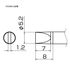 Punta de soldadura HAKKO para FX-951, T12-SERIES, T12-D52
