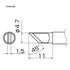 Punta de soldadura HAKKO para FX-951, T12-SERIES, T12-KL Punta de soldadura HAKKO para FX-951, T12-SERIES, T12-KL