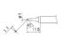 Punta de soldadura HAKKO para N2 FX-951, FM-2026 TIP T13-SERIES, T13-BC1