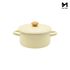 [Mytem] Panela de Esmalte Duplo de 20cm para Indução de Gelato - Panelas com Cores Suaves e Funcionalidade Excepcional, Fabricada na Coreia