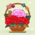 [ARTSAM] MDF คาร์เนชั่นตะกร้า DIY ชุด Clay Craft ชุดของขวัญกิจกรรมสําหรับเด็ก