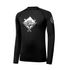 ABYSS MT210 Rash Guard Masculino – Preto | Gola alta, UPF50+, fabricado na Coreia