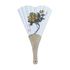 ATTY FACTORY Hyojaseon Sagunja Fan – Traditional Korean Hand Fan with Bamboo Handle, Plum Blossom, Orchid, Chrysanthemum, and Bamboo Artwork – Made in Korea