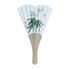 ATTY FACTORY Hyojaseon Sagunja Fan – Traditional Korean Hand Fan with Bamboo Handle, Plum Blossom, Orchid, Chrysanthemum, and Bamboo Artwork – Made in Korea
