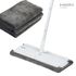 HANSSEM Adjustable Wide Floor Mop with Secure Clip Lock – Aluminum Handle, Slim 2.5cm Head, Reusable Microfiber Pads, 34.5cm Mop Head for Easy Cleaning