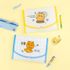 Kakao Friends Say Cheese 12-Pocket Accordion File Holder (Choonsik/Ryan) | Labeling/Band Closure | A4 Large Capacity Organizer | Designed in Korea