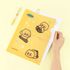 Kakao Friends Choonsik L-Holder File | A4 Sheet Storage (Approx. 20 Sheets) | Translucent PP Material | 220x310mm Made in Korea