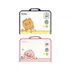 Kakao Friends Little Friends Fruity Handle Zipper File (Ryan/Apeach) | A4 Large Capacity Storage | O-Ring Slider PP Document Case | Made in Korea