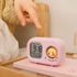 Kakao Friends Choonsik Low-Noise Digital Desk Clock | Alarm/Temp/Night Light/Snooze Function | Designed in Korea