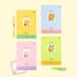 Kakao Friends B6 Arch Window/Dom Song Note | Photo Card/Sticker DIY Emotional Notebook | 7mm Lined 40 Sheets | Made in Korea