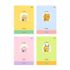 Kakao Friends B6 Arch Window/Dom Song Note | Photo Card/Sticker DIY Emotional Notebook | 7mm Lined 40 Sheets | Made in Korea