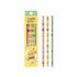 Kakao Friends Choonsik 'Say Cheese' 6-Pack Pencil Set | Pastel B Lead | Round Body Grip | Designed in Korea