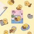 Kakao Friends Choonsik Ordinary Big Point Removable Sticker Set (10 Types) | Laptop/Luggage Large Deco Decals | Made in Korea