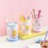 Kakao Friends Little Friends Dreaming DIY Pen Holder (Choonsik/Ryan/Apeach) | Includes Deco Sticker | Translucent PP Organizer | Designed in Korea