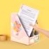 Kakao Friends Oh Happy Day DIY Desk File Organizer Box (Ryan/Apeach) | Foldable Paper Storage | Includes Name Tags | Designed in Korea
