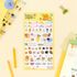 Kakao Friends Say Cheese Diary Deco Sticker | Transparent Material Over Writing | Multi-Purpose DIY Decals | 120x200mm Made in Korea