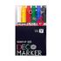 [Monami] Deco Marker XF 463 6 Color Set | Water-Based Opaque 0.7mm Fine Nib | Detail/Layering Marker | Mild Odor | Made in Korea
