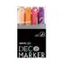 [Monami] Deco Marker 460 12 Color Set | Water-Based Opaque 2mm Round Nib | Multi-Surface Decoration | Mild Odor | Made in Korea