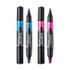 [โมนามิ] นักเขียนทักษะ Twin Marker | หัวปากกากลม 1 มม. + หัวปากกาสิ่ว 4–8 มม. | เครื่องหมายพิเศษโลหะ/อุตสาหกรรม | ล้างน้ําได้ ผลิตในเกาหลี