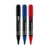 [Monami] Tinta Basah Permanen Marker 121, 1 Dozon (12 Buah), 3 Warna (Hitam, Biru, Merah) | Ujung Pahat 1–5mm | Tinta Tahan Lama | Dibuat di Korea