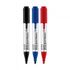 [Monami] Marcador de pizarra 1000 Tinta húmeda 221 1 docena (Negro, Azul, Rojo) | Punta de cincel 1–5mm | Plumín de larga duración/anti-seca | Made in Korea