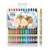 [Monami] Moninju Mechanical Colored Pencil 12 Color Set | Twist Action Lead Advance | No Sharpening Needed | Portable/Clean Use
