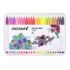 [Monami] Plus Pen 3000 48-Farb-Set (Warm 24 + Cool 24) | 0,4 mm Feine Feder | Aquarelleffekt | Belüftete Kappe | Entworfen in Korea