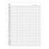 [Penpia] 3500 Grid Square Notebook | 50 Sheets | 188*260mm | Left Twin Spiral Bound | Made in Korea