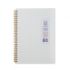[Oxford] 4000 Milk PP Kapak Delikli Spiral Defter B5 Grid | 5mm Çizgi / 80 Sayfa | 252*179mm | Sol İkiz Spiral Bağlı | Kore'de Üretildi