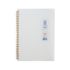 [옥스퍼드] 4000 밀크 PP 절취 스프링노트 B5 2분할 | 무지/세로 2분할 80매 | 252*179mm | 국내 생산