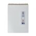 [Oxford] 4000 Milk PP Cubierta superior Cuaderno perforado en espiral B5 Blank | Sin reglas / 80 hojas | 252*179mm | Parte superior de Twin Spiral Bound | Made in Korea