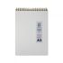 [Oxford] 3500 lait PP Couverture supérieure Carnet en spirale A5 Note de mathématiques | 7mm Ligneé/Divisé au centre / 80 feuilles | 210*149mm | Top Twin Spiral Bound | Fabriqué en Corée