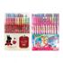 DONG-A ดินสอสีบิดได้ 24 สีสําหรับเด็กผู้หญิง เคสตัวละครสีชมพู ความปลอดภัยที่ผ่านการรับรอง CE & KC | เรียบเนียนและสดใส | ผลิตในเกาหลี