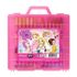 DONG-A สีน้ํามันพาสเทล 48 สีสําหรับเด็กผู้หญิง เคสตัวละครสีชมพู ความปลอดภัยที่ผ่านการรับรอง ACMI, CE, KC | Vivid & Easy Blending | ประเทศไทย ผลิตในเกาหลี