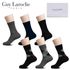 Guy Laroche Erkek Elbise Çorapları GL-S-DA6 – 6 Çift Set, Argyle Deseni, Taranmış Pamuk, Erkekler için Crew Çoraplar Gündelik İş ve Resmi Kıyafetler İçin _ KORE'de Üretilmiştir