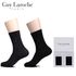 Chaussettes habillées homme Guy Laroche Ensemble 2P GL-S-R2 – Coton peigné, Chaussettes Crew pour hommes pour tenue professionnelle décontractée et formelle _ Fabriqué en CORÉE