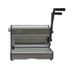 Munhwa PMHBC25HA Heavy-Duty 3:1 Pitch manuelle Drahtbindemaschine mit 27-Blatt-Loch-Stanzen und entkoppelbaren Pins Professional Silver W25HA