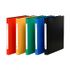 Munhwa File B443-71 Slim A4 3-Ring PP O-Ring Binder 0.75-Inch Capacity with Functional Side Pocket Made in Korea