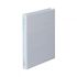 Munhwa Clear View 3-Ring D-Ring Binder B746-71 | 0.5-Inch (2cm) | White PVC | Slim Catalog Binder | Made in Korea