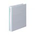 Munhwa Clear View 3-Ring D-Ring Binder B748-71 | 1-Inch (3cm) | White PVC | Customizable Cover | Made in Korea