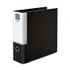 Munhwa Professional Hardboard 3-Ring D-Ring Binder B849B-7 | 3,5 inci (9cm) | PP Hitam | Rel Geser Logam | Dibuat di Korea
