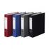 Pengikat Web Premium Munhwa B949-7 3-Ring D-Ring | 1,5 inci (5,5 cm) | Biru | Papan Keras Poli-Laminasi | Rel Geser Logam | Dibuat di Korea