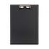 Munhwa File F612-71 Clipboard PVC Frekuensi Tinggi A4 Profesional dengan Klip Atas dan Dudukan Pena Hitam Buatan Korea