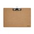 Munhwa File F925-7 Carpeta Premium A4 Landscape MDF de madera con clip lateral y portaplumas integrado fabricado en Corea