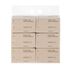Saenghwal Gongjakso Unbleached Facial Tissue 100% Natural Pulp Soft Travel Size 6 Packs