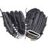 Star Sports Baseballhandschuh Power Play WG-5100L5-03 12,5-Zoll Trendiger schwarzer Hybrid-Lederhandschuh für Rechtshänder (Linkshandhandschuh)