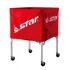 Star Sports Multi Square Ball Cart XZ100-04 Hochkapazitäts-Aluminiumrahmen mit Rädern und Tragetasche für Volleyball- und Basketballtraining