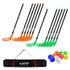 Star Sports New Floorball Team Set NXR110 komplettes 12-Spieler-Matchset mit 12 Stöcken, 12 Bällen und einer Premium-Tragetasche